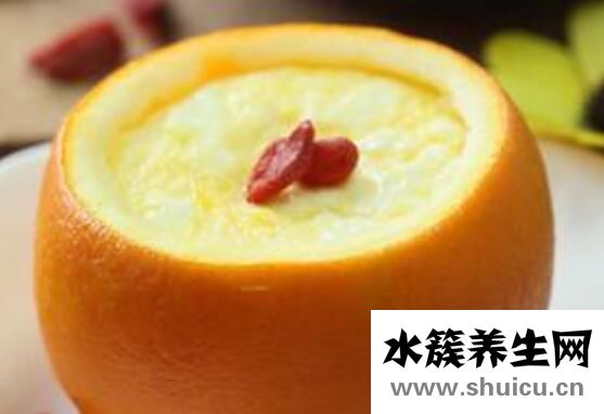 橙子蒸蛋有什么功效