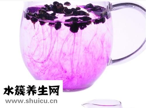 真的黑枸杞泡水（酸性）