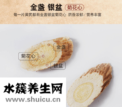 黃芪金盞銀盆菊花心