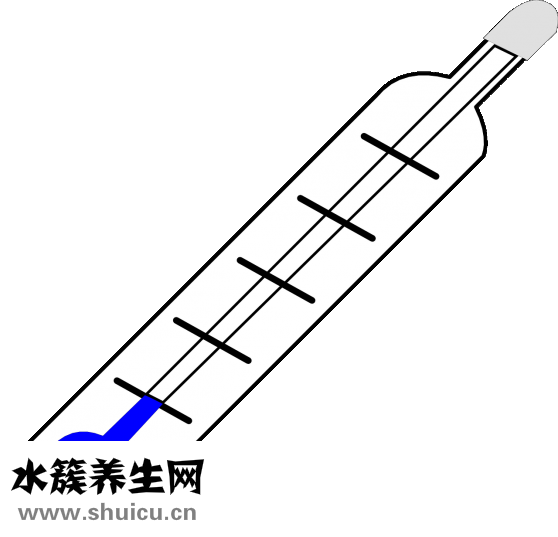 水銀溫度計破了