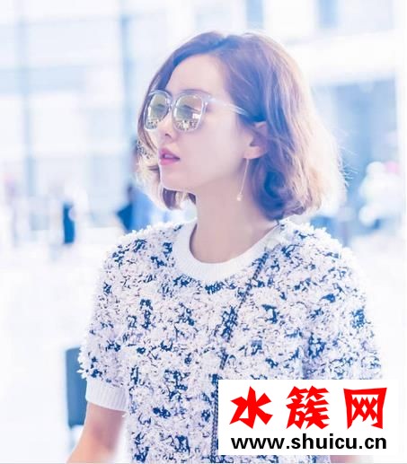 七夕浪漫約會 趙麗穎萌萌噠小卷發幫你招桃花! 趙麗穎最新短發卷發