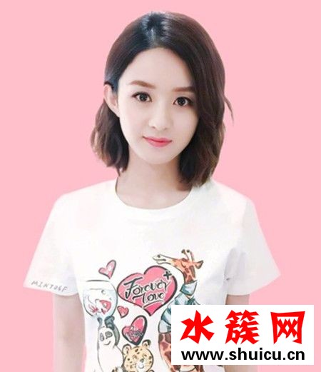 七夕浪漫約會 趙麗穎萌萌噠小卷發幫你招桃花! 趙麗穎最新短發卷發