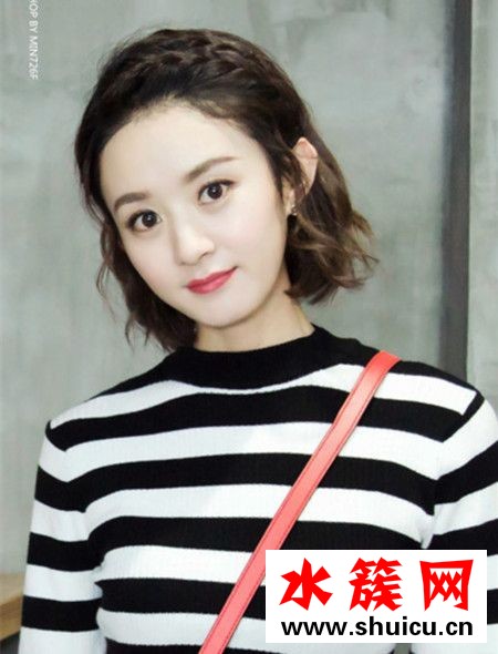 七夕浪漫約會 趙麗穎萌萌噠小卷發幫你招桃花! 趙麗穎最新短發卷發