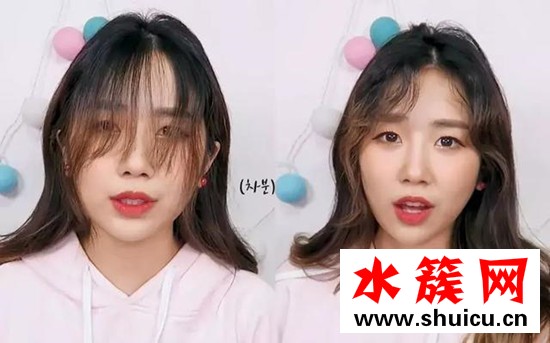 劉海長了怎么吹露額頭