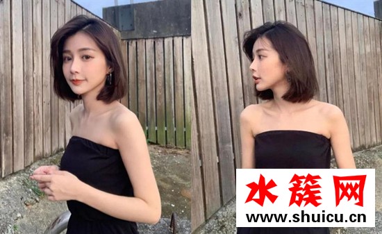 適合大臉的短發(fā)發(fā)型