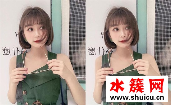 適合大臉的短發(fā)發(fā)型