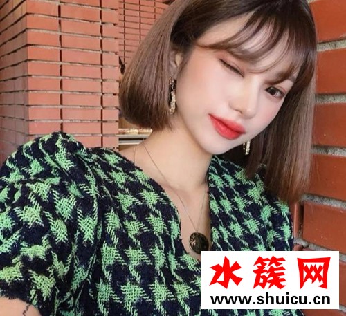 適合大臉的短發(fā)發(fā)型