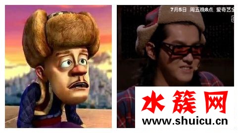 吳亦凡造型像光頭強