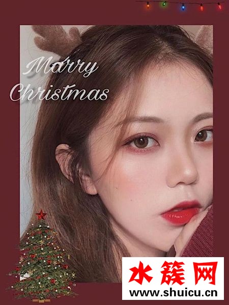 2018流行圣誕節妝容