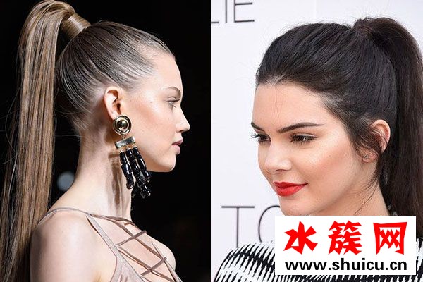 楚喬傳趙麗穎馬尾辮發型