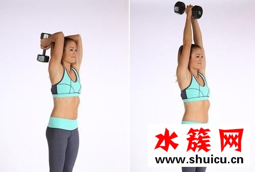 蝴蝶臂怎么減肥 如何用啞鈴減掉蝴蝶臂 蝴蝶臂怎么減肥