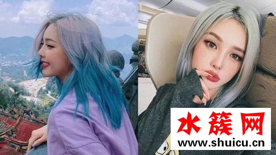 染發藍色都有什么藍 藍色發色的褪色過程 染發藍色都有什么藍