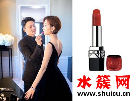 戛納紅毯王珞丹唇膏色號(hào)是什么 王珞丹同款口紅試色 王珞丹口紅色號(hào)