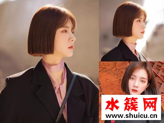 2019流行齊臉短發發型圖片 齊臉短發怎么燙內扣 2019流行齊臉短發圖片