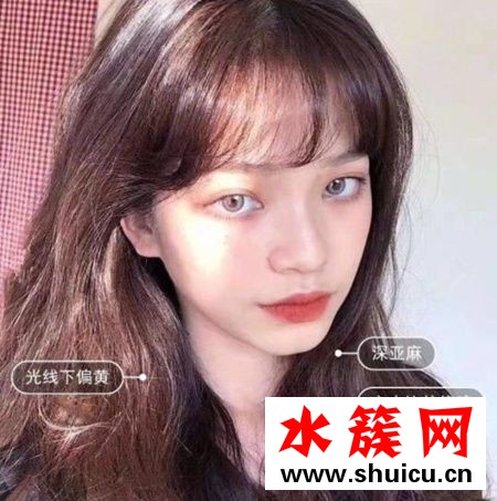深亞麻色頭發(fā)效果圖