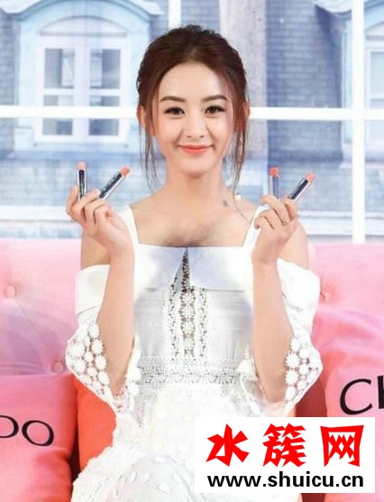 趙麗穎代言的口紅圖片