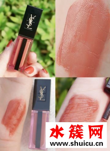 YSL水光染唇釉610試色
