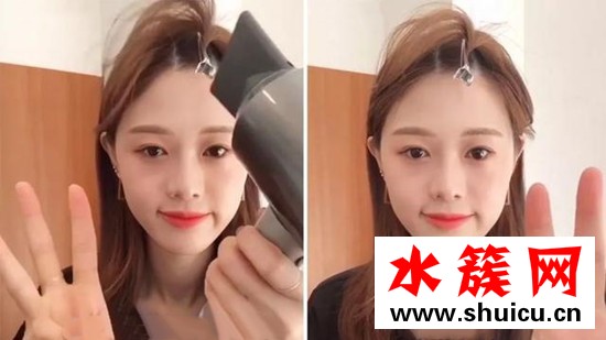 自己剪劉海首先怎么把劉海留出來