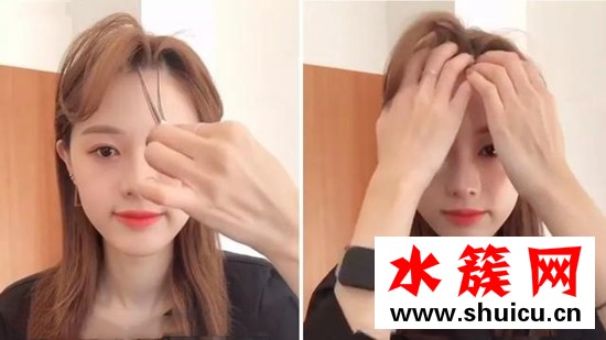 自己剪劉海首先怎么把劉海留出來