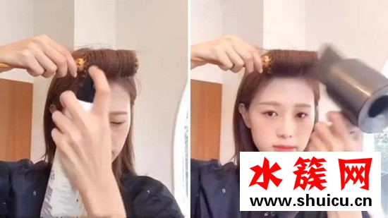 自己剪劉海首先怎么把劉海留出來