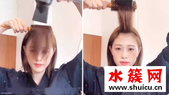 自己剪劉海首先怎么把劉海留出來